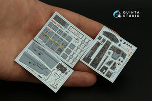 Quinta Studio QD32141 F-104G 3D-Printed &amp;amp; colored Interior on decal paper (Italeri) 1/32 – immagine 3