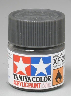 Tamiya XF24 Dark Gray (81724) Acrylic paint 10ml – imagen 2