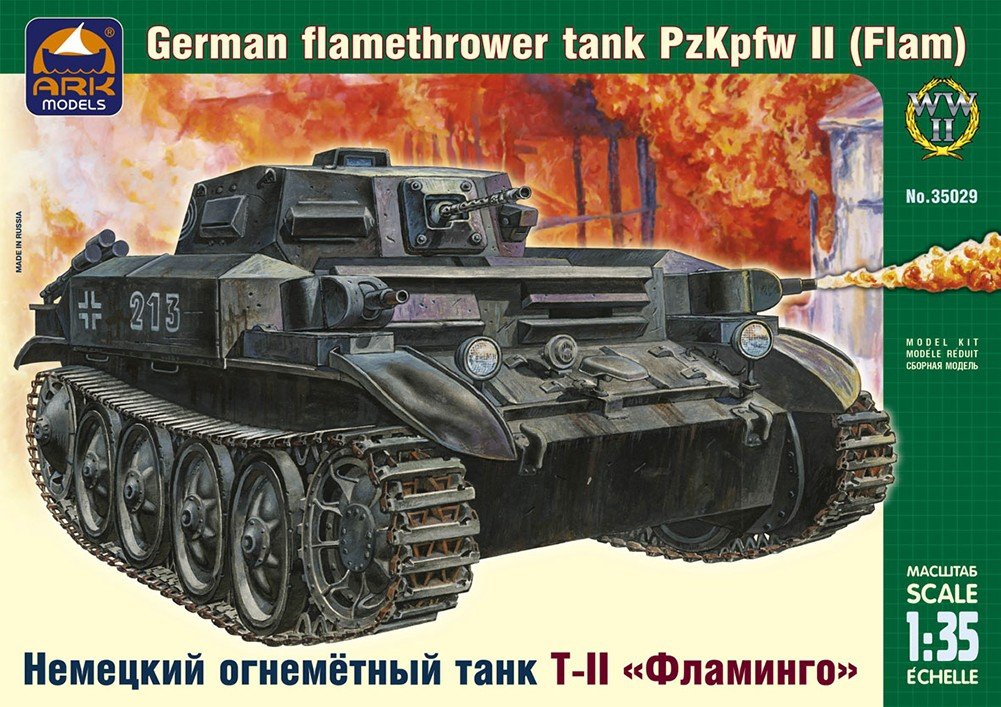 Ark Models 35029 German flamethrower tank Pz Kpfw II 1/35