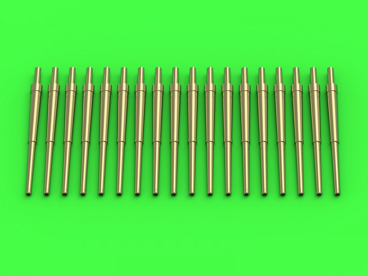 Master SM-700-056 British 4.5in/45 (11.4cm) QF Marks I,III and IV (18pcs) used on Ark Royal (1/700)
