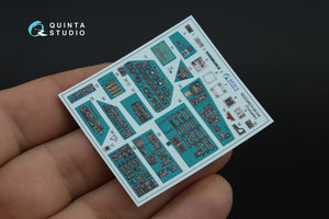 Quinta Studio QDS-48570 Mi-24A 3D-Printed &amp;amp; colored Interior on decal paper (Trumpeter) (small version) 1/48 – image 3