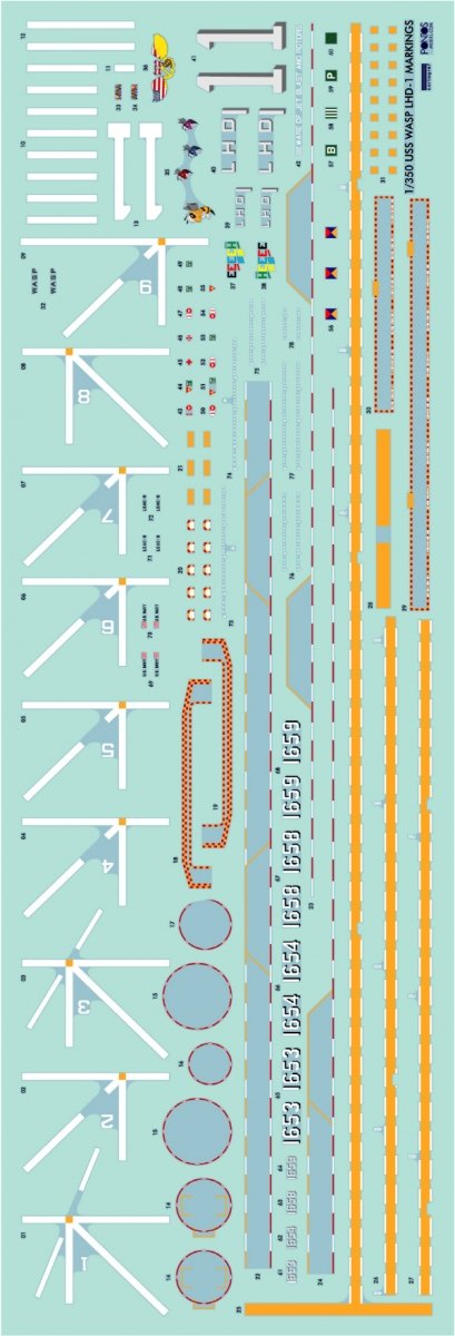 Pontos 37041F1 USS LHD-1 Wasp Detail Up Set 1/350 – image 13