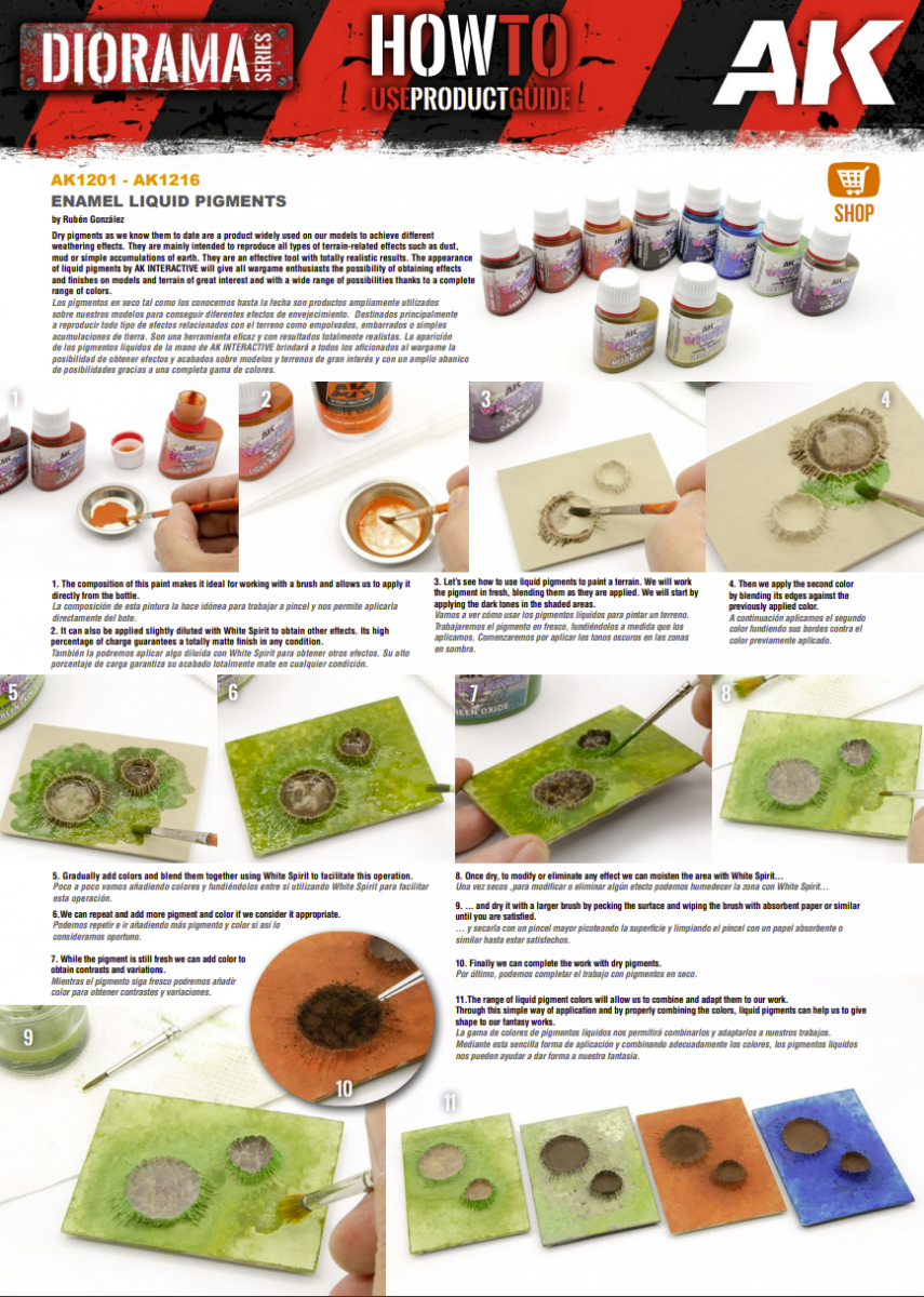AK Interactive AK1215 POUSSIÈRE DU DÉSERT – PIGMENT LIQUIDE ÉMAIL 35 ml – image 3