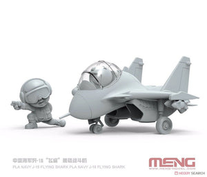 Meng Model mPLANE-008 Carrier-Based Fighter Pla Navy J-15 Flying Shark – obrázek 4