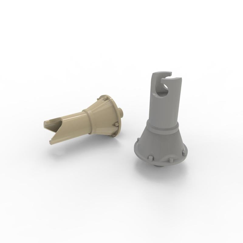 Quinta Studio QT48034 I-16 Detail set: Propeller hub ratchet, Venturi tube, PAK-1 gunsight, OP-1 gunsight (all kits) 1/48 – image 2