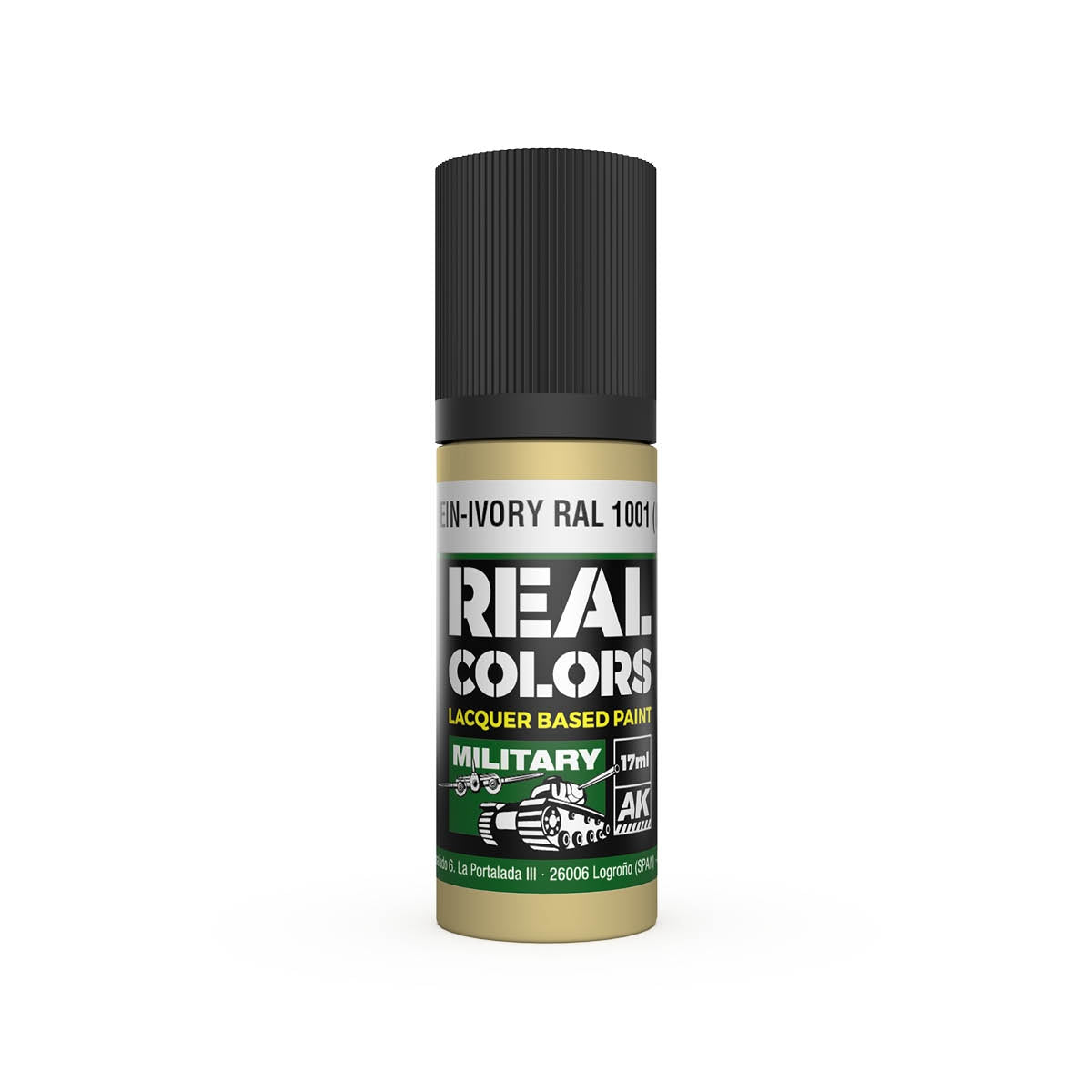 AK Interactive RC851 Elfenbein-Ivory RAL 1001 (Interior Color) 17 ml – obrázek 2