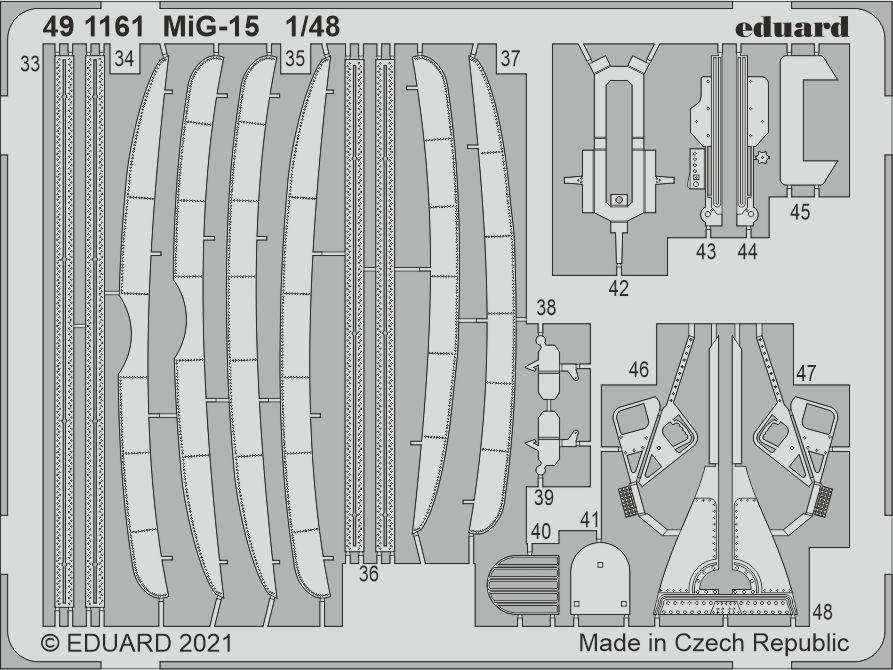Eduard 491161 MiG-15 HOBBY 2000/ BRONCO 1/48 – obrázek 2