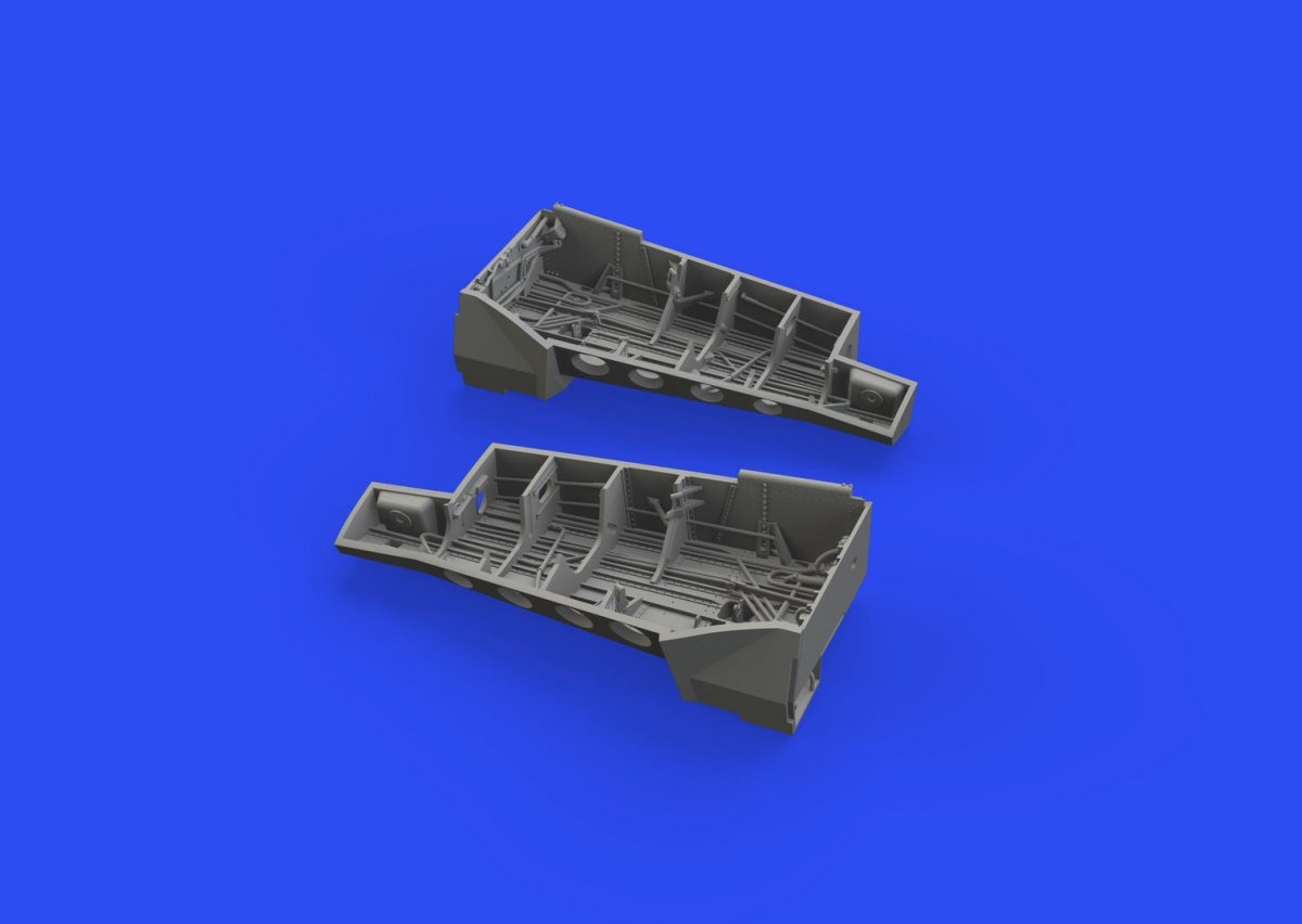 Eduard 648742 P-51D wheel bay PRINT EDUARD 1/48 – Bild 3