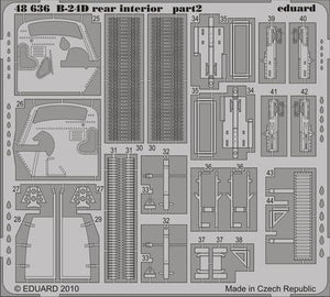 Eduard 48636 B-24D rear interior REVELL/MONOGRAM 1/48 – obrázek 2