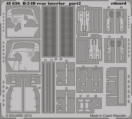 Eduard 48636 B-24D rear interior REVELL/MONOGRAM 1/48 – obrázek 2