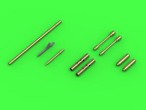 Master AM-48-169 F4F-3 Wildcat LATE - Browning .50 MGs with round radiator holes and two versions of the 1/48 pitot tube
