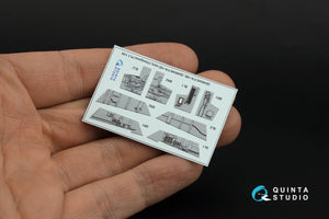 Quinta Studio QD48345 F/A-18B 3D-Printed &amp;amp; colored Interior on decal paper (Hasegawa) 1/48 – image 3