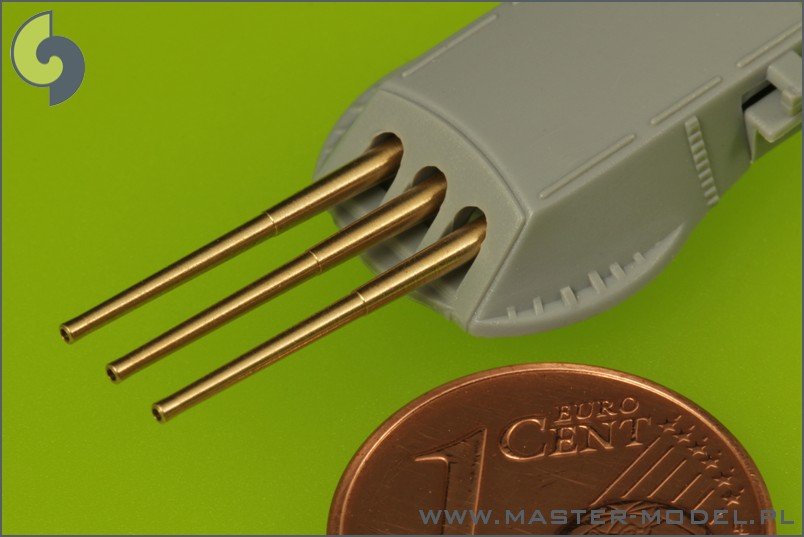 Master SM-700-038 USN 14in/45 (35.6 cm) (12 pcs) - New York (B-34), Nevada (B-36) and Pennsylvania (B-38) classes - fits to USS Arizona model – image 3