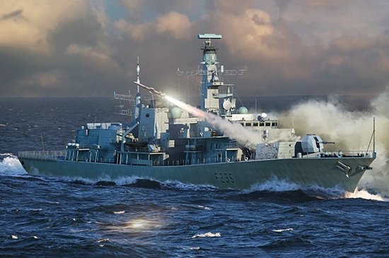Trumpeter 06722 HMS TYPE 23 Frigate – Monmouth(F235) 1/700