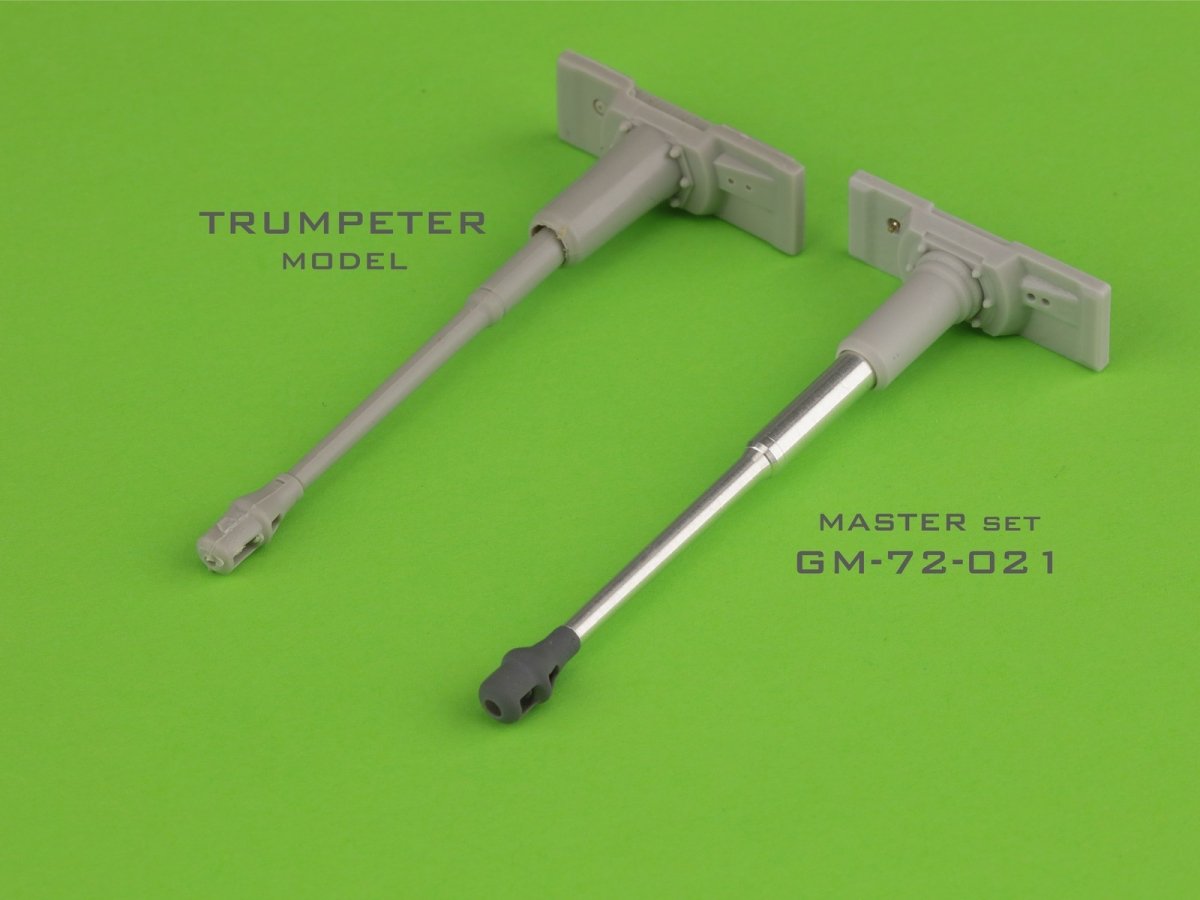 Master GM-72-021 PzKpfw VI Tiger I - MG-34 gun barrels &amp;amp; 88mm KwK36 L/56 with early muzzle break and standard gun mantlet 1/72 – image 2