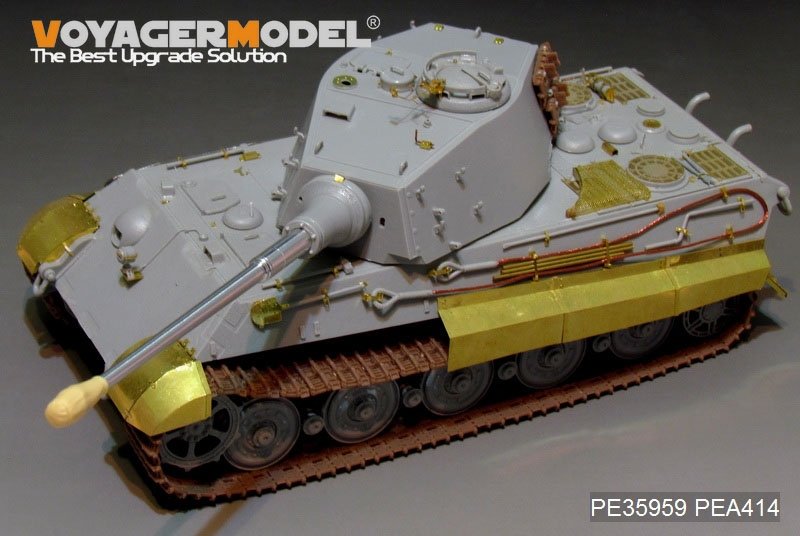 Voyager Model PE35959 WWII German King Tiger (Hensehel Turret) For HOBBYBOSS 84531 1/35 – Bild 11