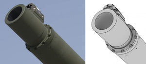 Master GM-35-060 K2 Black Panther - Hyundai WIA CN08 120mm 55cal gun barrel (for Academy model) 1/35 – obrázek 24