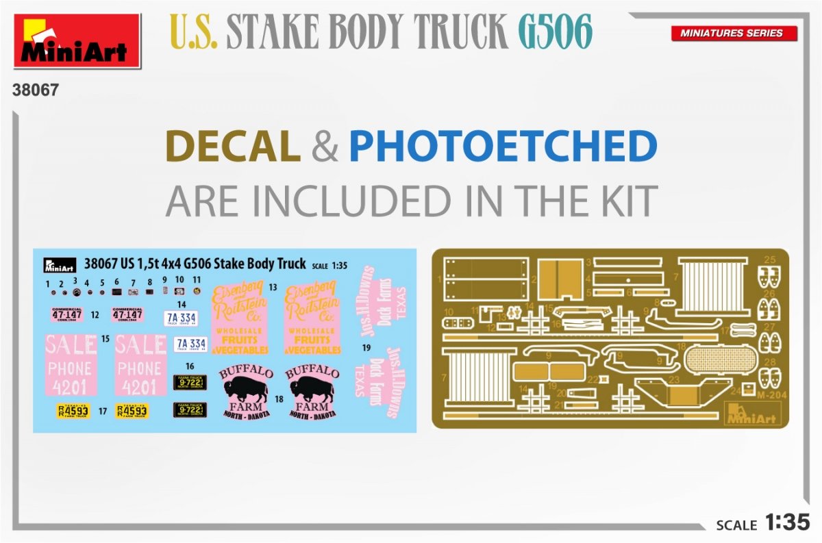 MiniArt 38067 US STAKE BODY TRUCK G506 1/35 – Bild 10