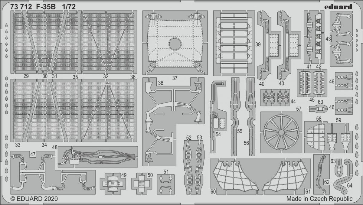 Eduard 73712 F-35B for ACADEMY 1/72 – imagen 2