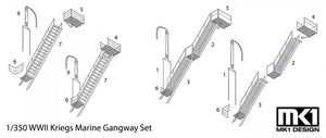 MK1 Design MS-35017 German Gangway Set 1/350 – image 2