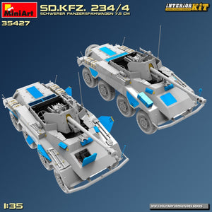 MiniArt 35427 Sd.Kfz. 234/4 SCHWERER PANZERSPÄHWAGEN 7.5 cm. INTERIOR KIT 1/35 – image 16