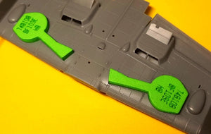 Omask 748108 Bf 109E wheel bay plugs (for Hobby Boss) 1/48 – obrázek 2