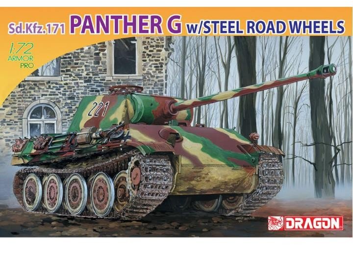 Dragon 7339 Panther G w.Steel Wheels 1/72
