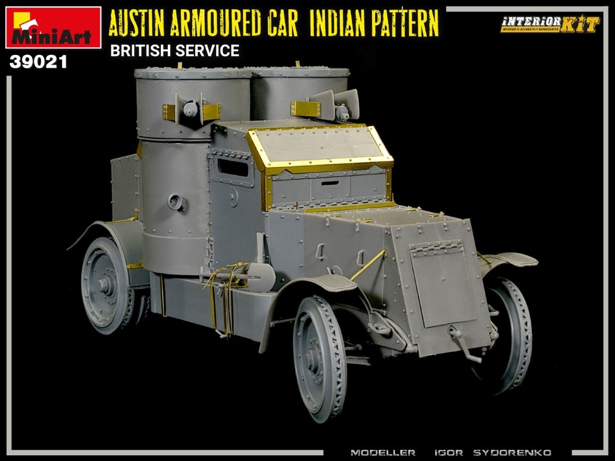 Miniart 39021 AUSTIN ARMORED CAR INDIAN PATTERN. BRITISH SERVICE. INTERIOR KIT 1/35 – obrázek 18