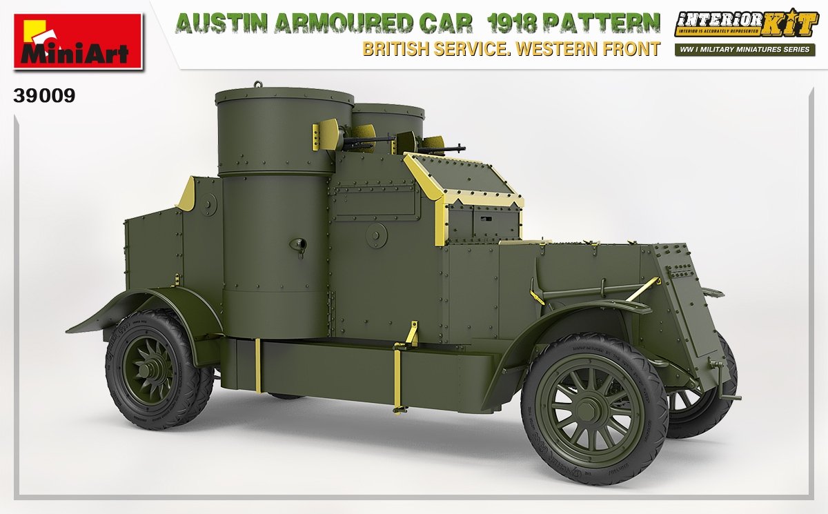 Miniart 39009 AUSTIN ARMORED CAR 1918 PATTERN. BRITISH SERVICE. WESTERN FRONT. INTERIOR KIT 1/35 – image 3