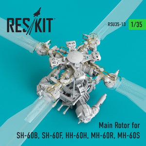 RESKIT RSU35-0013 Main Rotor for SH-60B, SH-60F, HH-60H, MH-60R, MH-60S 1/35 – obrázek 3