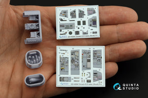 Quinta Studio QDS+48264 Tornado ECR Italian 3D-Printed colored Interior on decal paper (Revell) (small version) (with 3D-printed resin parts) 1/48 – obrázek 2