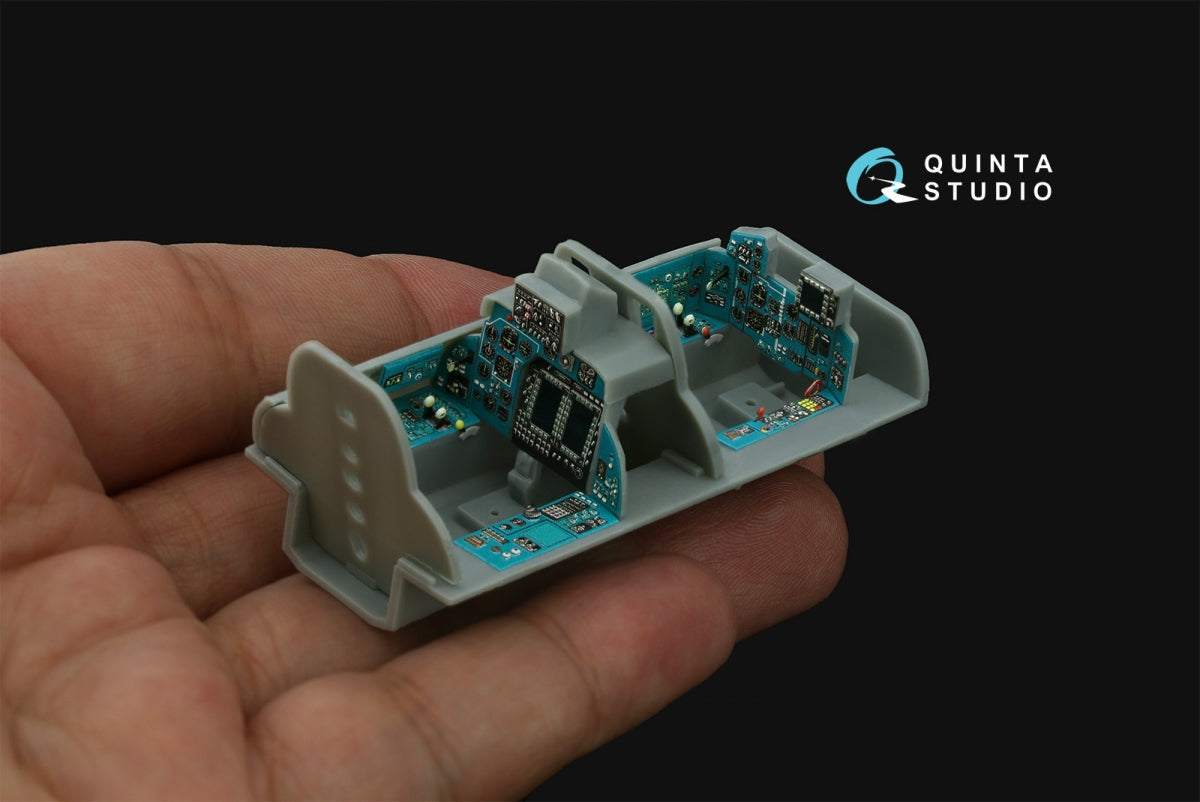 Quinta Studio QDS-48505 MiG-31BM 3D-Printed &amp;amp; colored Interior on decal paper (Hobby Boss) (Small version) 1/48 – image 6