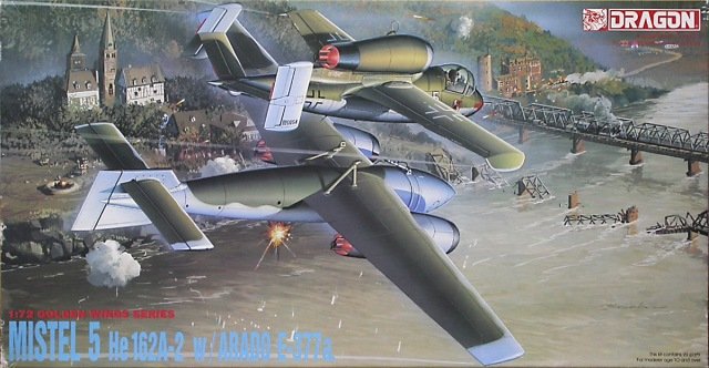Dragon 5002 Mistel 5 He162A-2, Arado E-377a