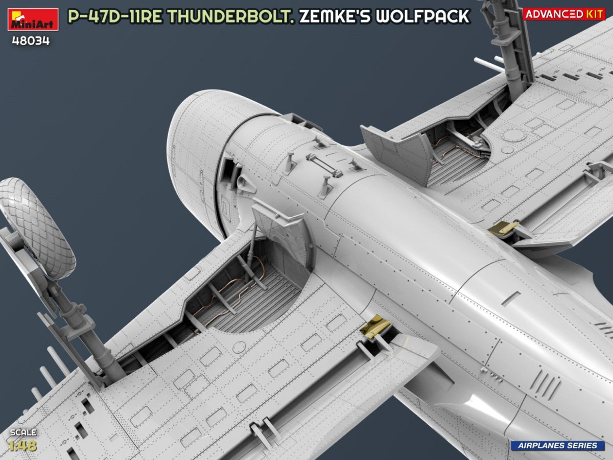 MiniArt 48034 P-47D-11RE Thunderbolt. Zemke&amp;#39;s Wolfpack. Advanced Kit 1/48 – obrázek 13