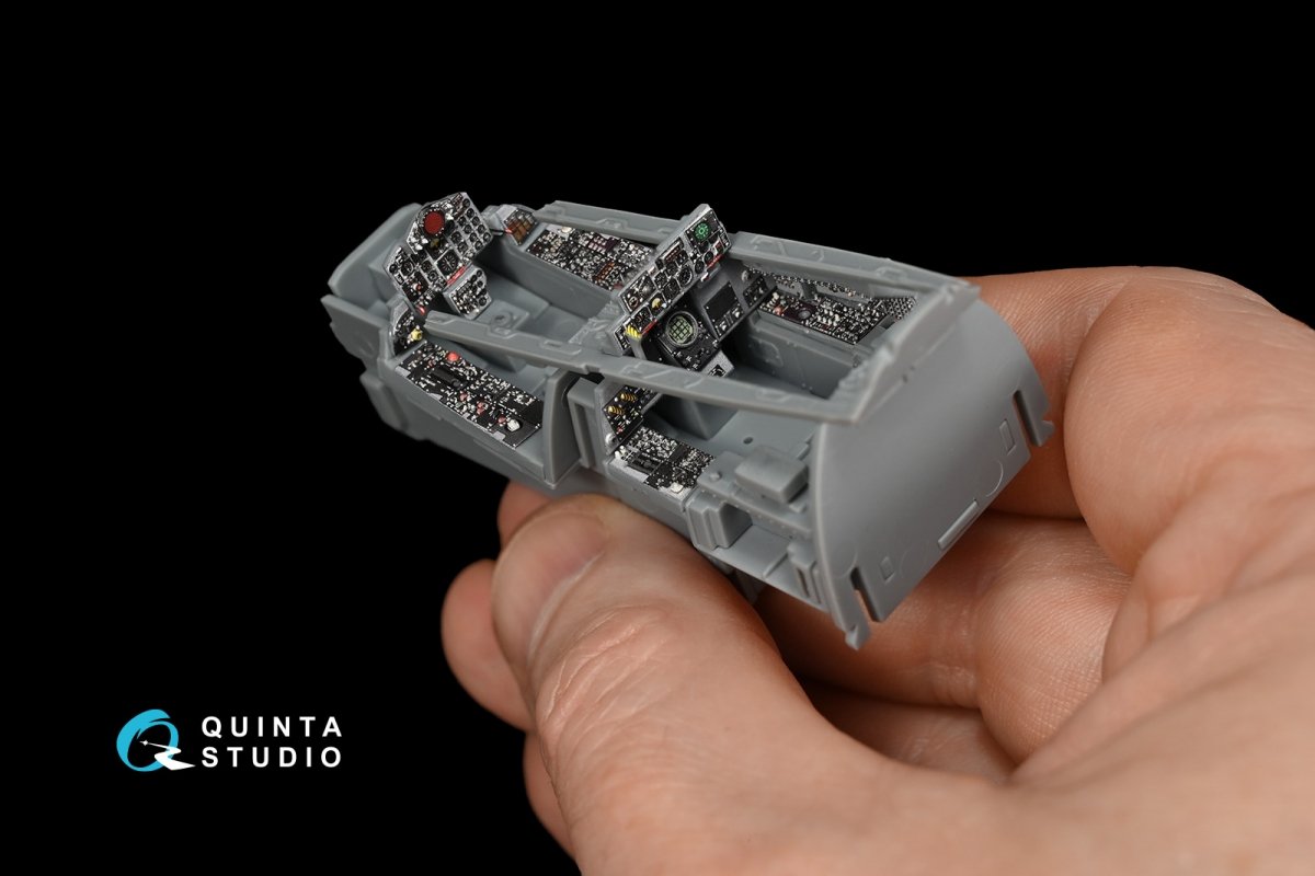 Quinta Studio QD48130 F-4D early 3D-Printed &amp;amp; colored Interior on decal paper (for ZM SWS kit) 1/48 – Bild 6