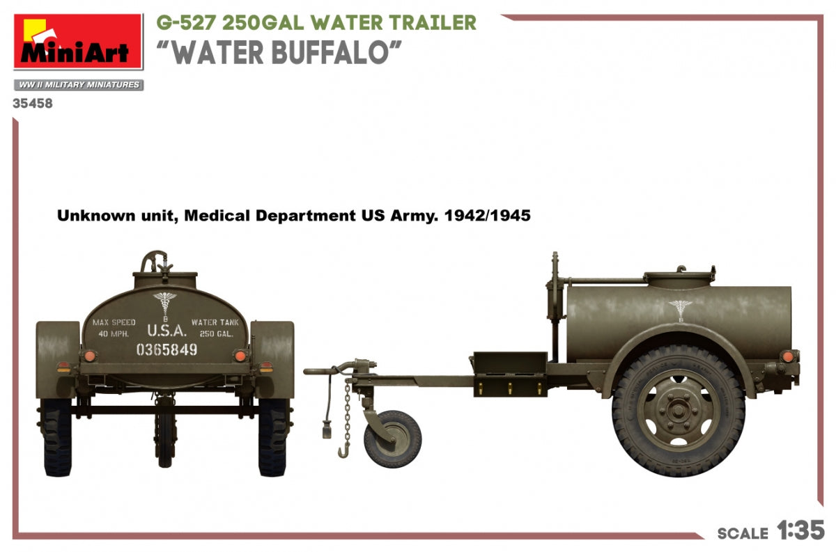MiniArt 35458 G-527 250GAL WATER TRAILER “WATER BUFFALO” 1/35 – Bild 5