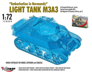 Mirage-Hobby 726066 &amp;quot;Le Débarquement de Normandie&amp;quot; Light Tank M3A3. 2nd ADgen. Leclerc,GTL,12th Regiment of Chasseurs of Africa, part 2 1/72 – imagen 4