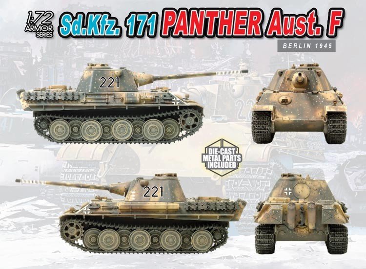 Dragon 7207 Sd.Kfz.171 Panther F 1/72 – image 2