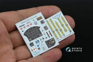 Quinta Studio QD+32241 MiG-3 3D-Printed &amp;amp; colored Interior on decal paper (Trumpeter) (with 3D-printed resin parts) 1/32 – image 4