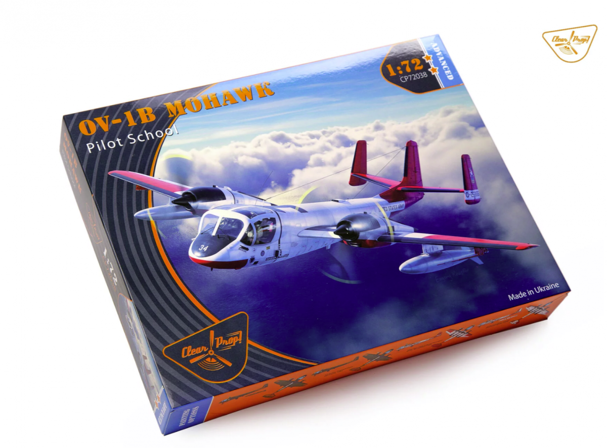 Clear Prop! CP72038 OV-1B Mohawk &amp;quot;Pilot School&amp;quot; ADVANCED KIT 1/72