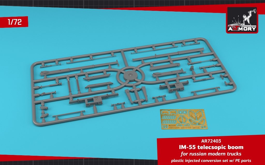 Armory Models 72403 IM-55 telecsopic boom, for russian modern trucks 1/72 – Bild 9