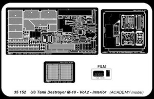 Aber 35152 American M-10 Tank Destroyer Part 2 Interior (ACA) (1/35) – immagine 4