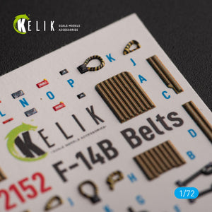 KELIK K72152 F-14B - interior 3D decals for GWH kit 1/72 – obrázek 4