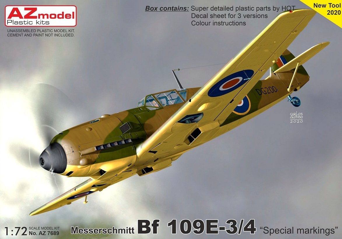 AZ Model AZ7689 Bf 109E-3 "Special marking" 1/72