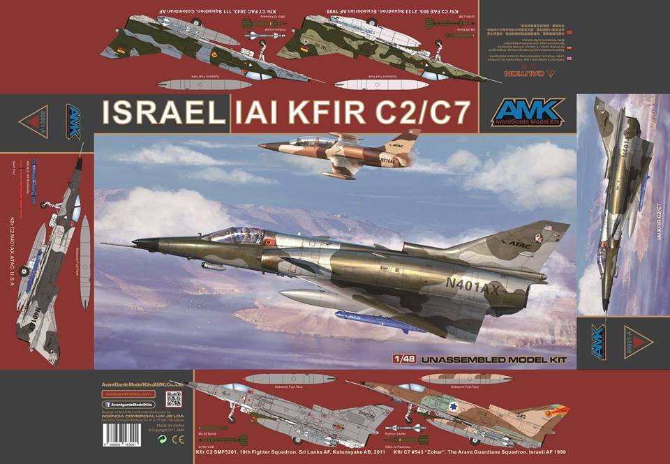 AMK 88001-A Israel IAI Kfir C2/C7 1/48 – image 2