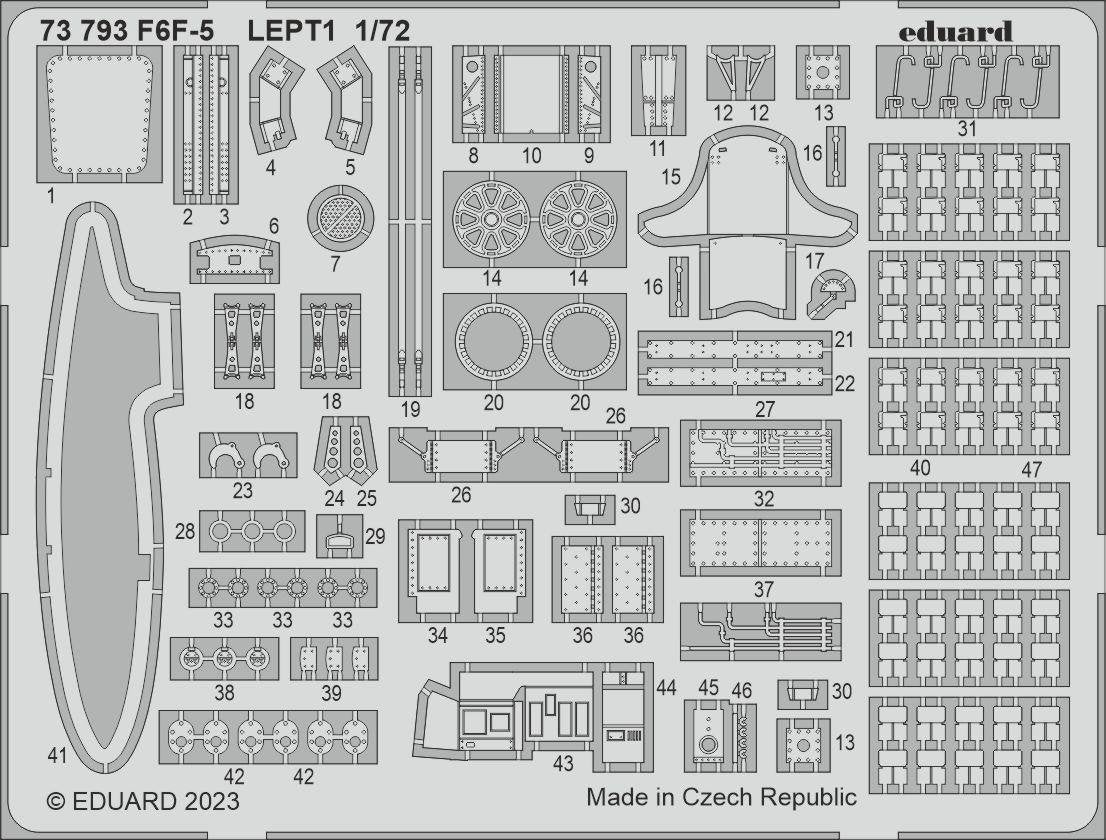 Eduard 73793 F6F-5 EDUARD 1/72 – immagine 2