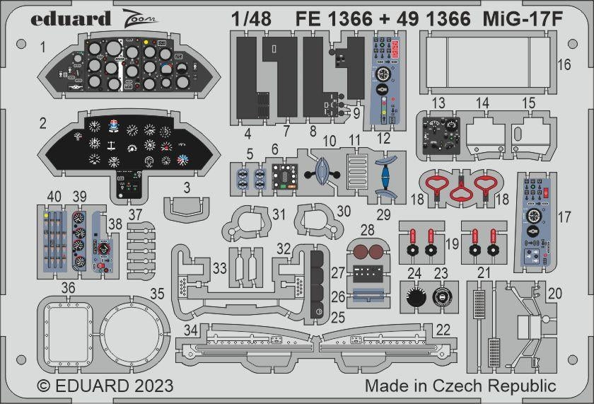 Eduard BIG49383 MiG-17F Ammo 1/48 – obrázek 4