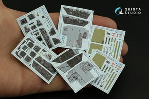 Quinta Studio QD32156 F/A-18D late 3D-Printed &amp;amp; colored Interior on decal paper (Academy) 1/32 – obrázek 8