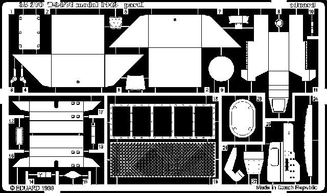 Eduard 35270 T-34/76 Model 1942 1/35 Zvezda – image 3