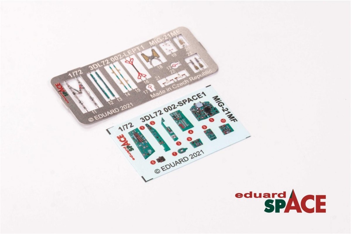 Eduard 3DL72002 MiG-21MF SPACE 3D pour maquette Eduard au 1/72 